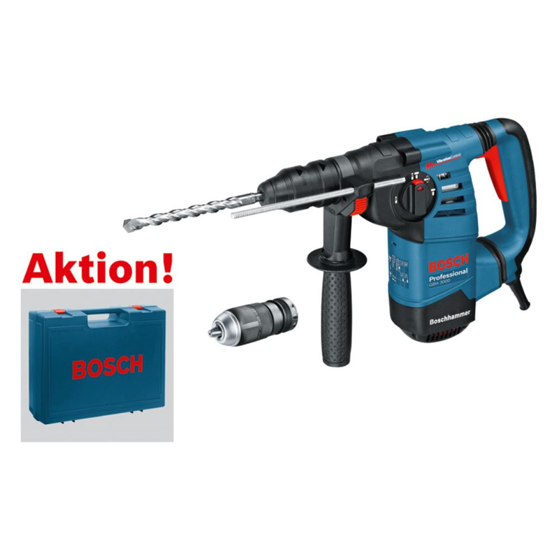 SDS-Plus Bohrhammer GBH 3000 inkl, Wechselfutter Koffer