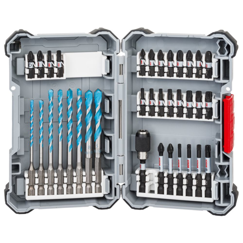 Bohrer & Schrauberbit-Set Impact Control MultiConstruction 35-teilig