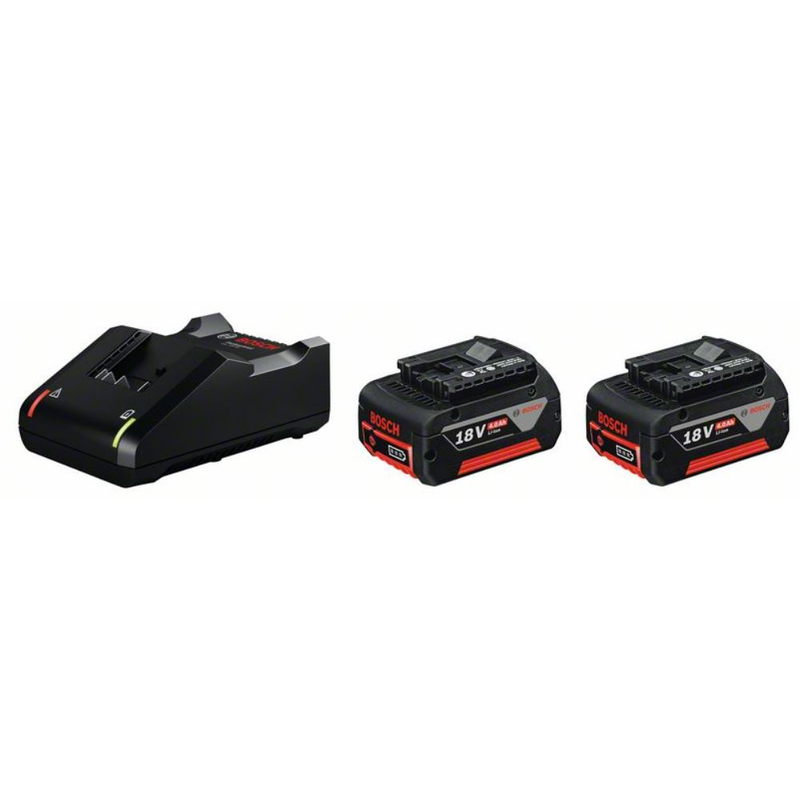 Akku Starter-Set: 2 x GBA 18 Volt, 4.0 Ah und GAL 18V-40