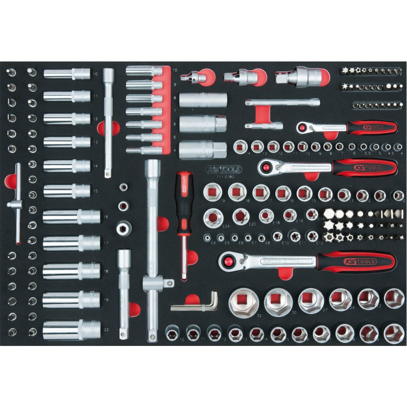 1/4 Zoll+3/8 Zoll+1/2 Zoll Steckschlüssel-Satz