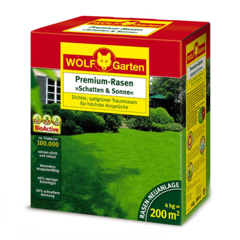 Rasensamen Supra LP 200 | Schatten & Sonne | 4kg |