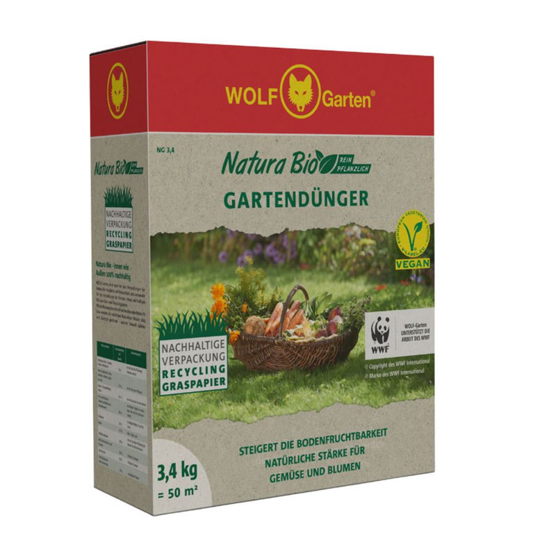 Natura Bio Gartendünger für 50 m² (3,4 kg) - NG-3,4