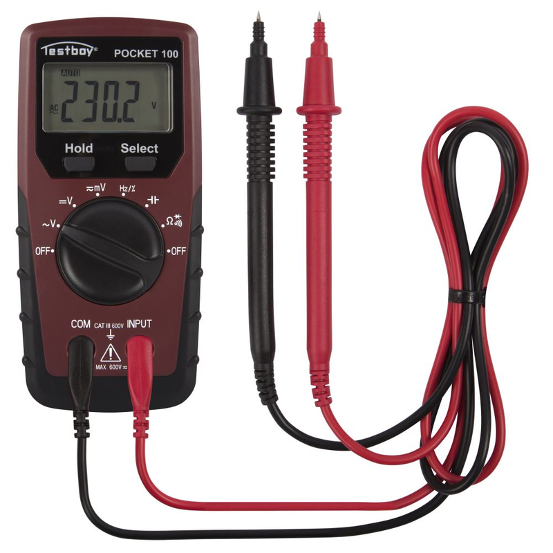 Pocket 100 Digital Multimeter mit einem großen LC-Display