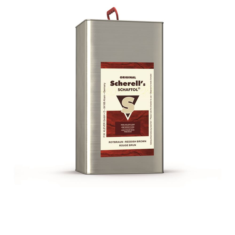 Scherell s SCHAFTOL rotbraun | 5 Liter | 23842