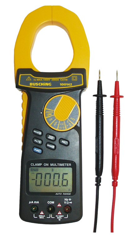 Digital Amperemesszange 2000A ACA/DCA | mit Multimeterfunktion