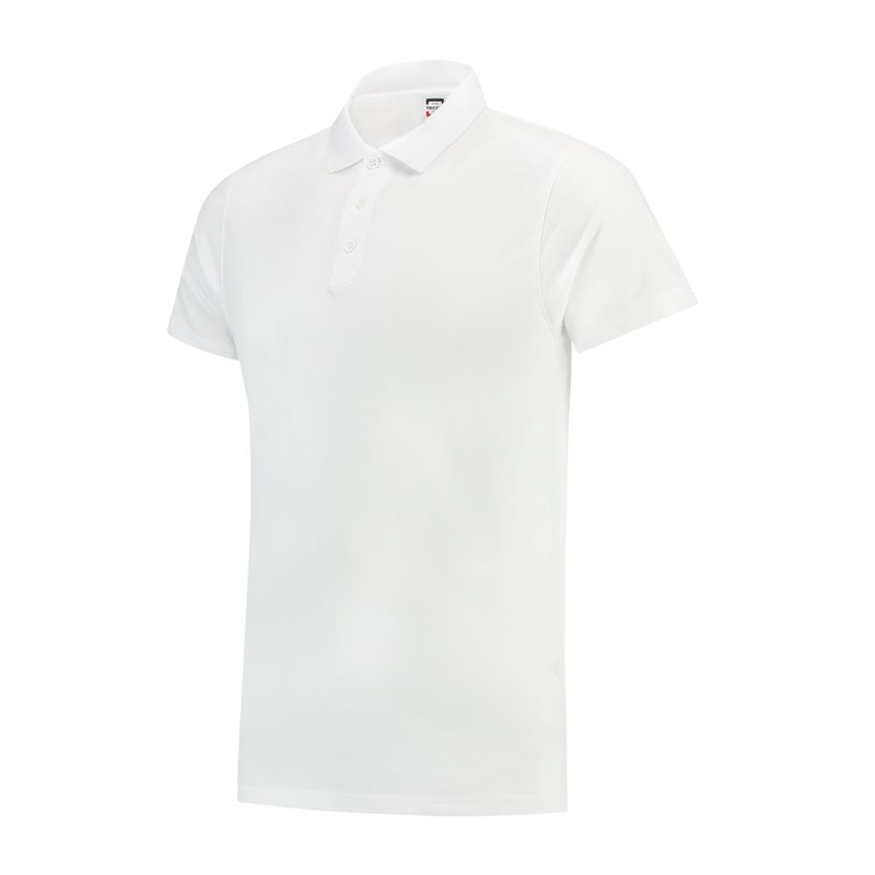 Poloshirt Cooldry Bambus Fitted White Gr. S