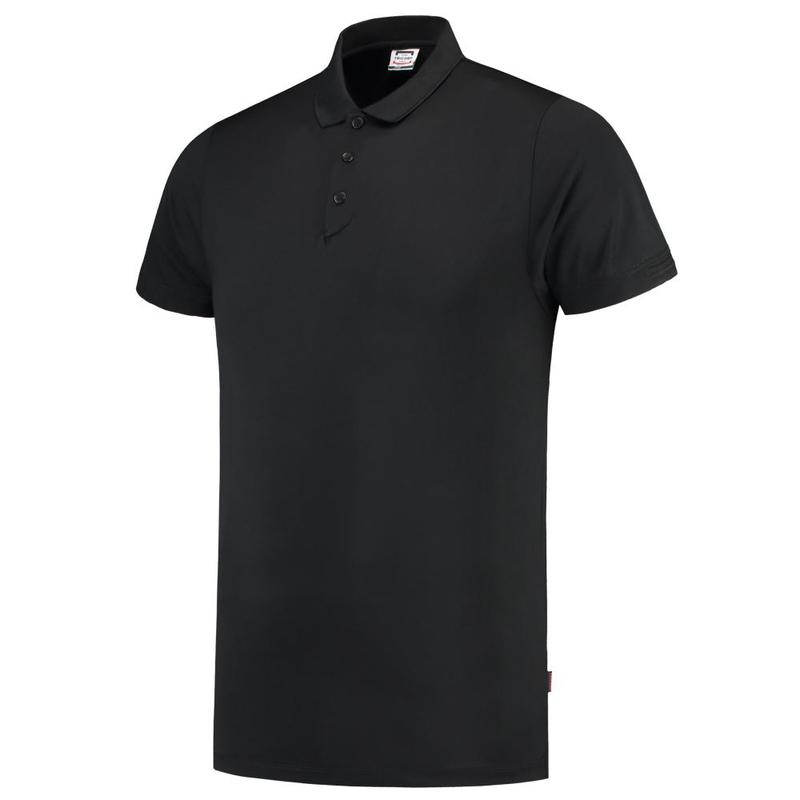 Poloshirt Cooldry Bambus Fitted Black Gr. M