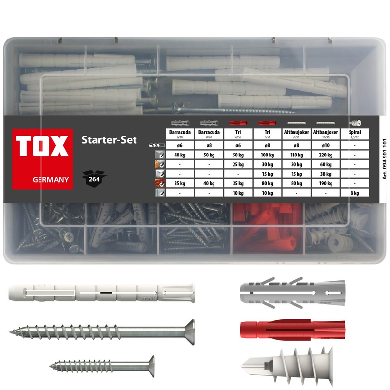 Standard-Sortiment Starter Set 264 tlg.