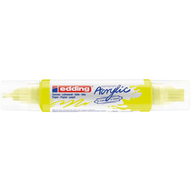 Acryl 3D Double Liner neongelb