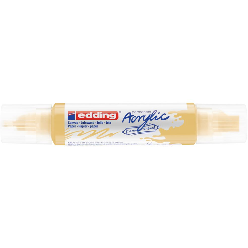 Acryl 3D Double Liner pastellgelb