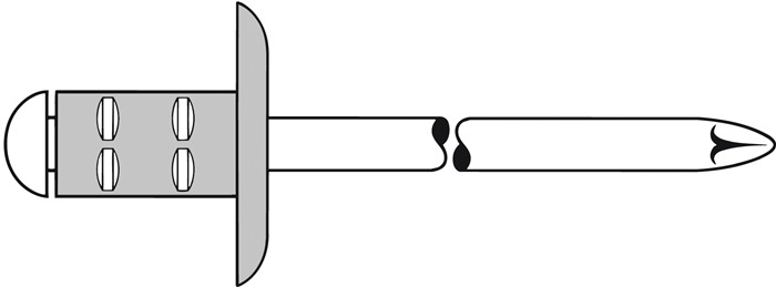 Blindniet PolyGrip® Nietschaft dxl 4,8x10,0mm K16