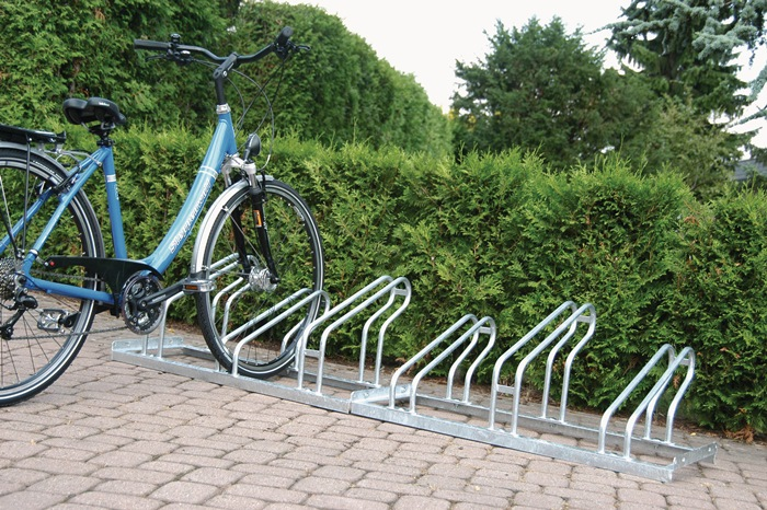 Fahrradbügelparker 1-s.90Grad verz.Anz.Radstände 2