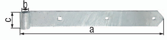 Ladenband B.45mm L.1000x45mm S.5mm D.16mm STA TZN