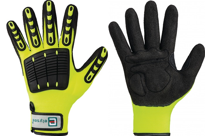 Handschuhe Resistant Gr.9 leuchtend gelb/schwarz E