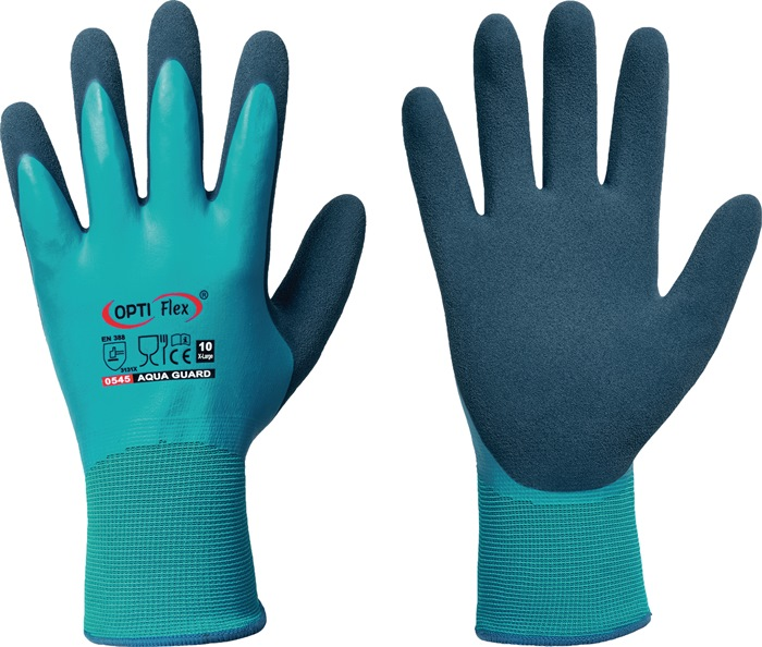 Handschuhe Aqua Guard Gr.11 blau EN 388 PSA II PA