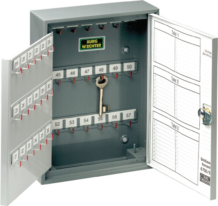 Schlüsselschrank 6700/ 57 R H280xB215xT70mm 2-türi